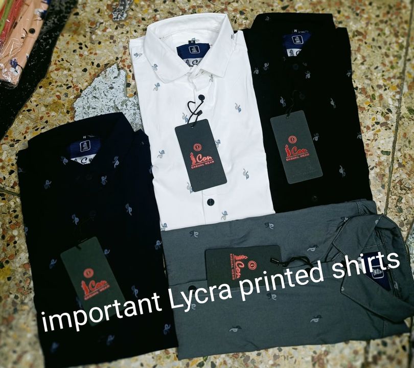 Laycra printed shirt uploaded by business on 9/16/2021