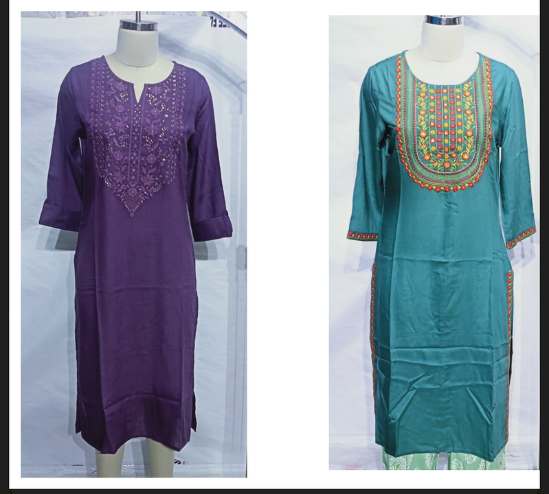 Embroidery kurta  uploaded by business on 9/17/2021