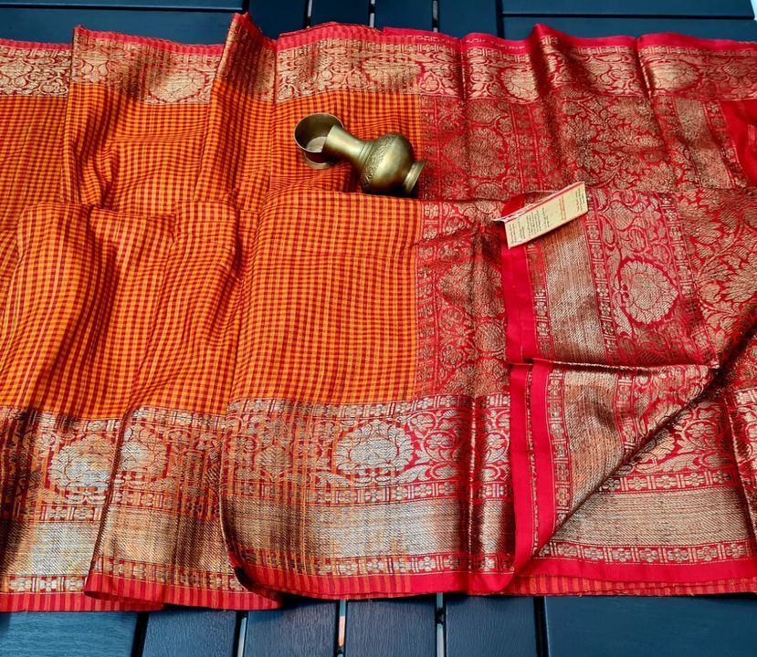 Pure handloom Banarsi katan uploaded by Banarsi sarees on 9/17/2021