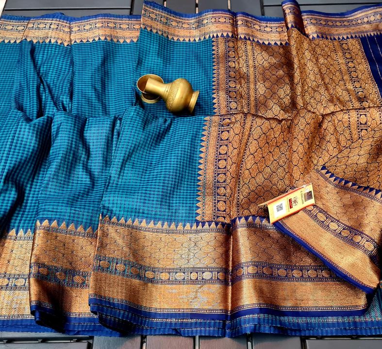 Pure handloom banarsi katan uploaded by Banarsi sarees on 9/17/2021