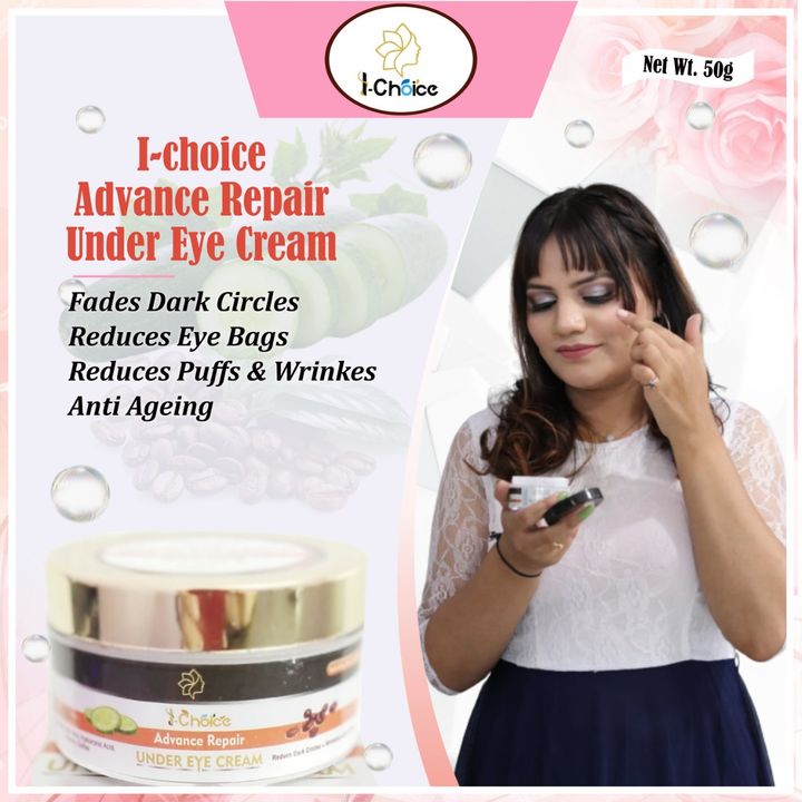BYE BYE Dark circles #I-CHOICE under eye cream is an intensive under-eye treatment gel cream.Its Non uploaded by business on 9/17/2021