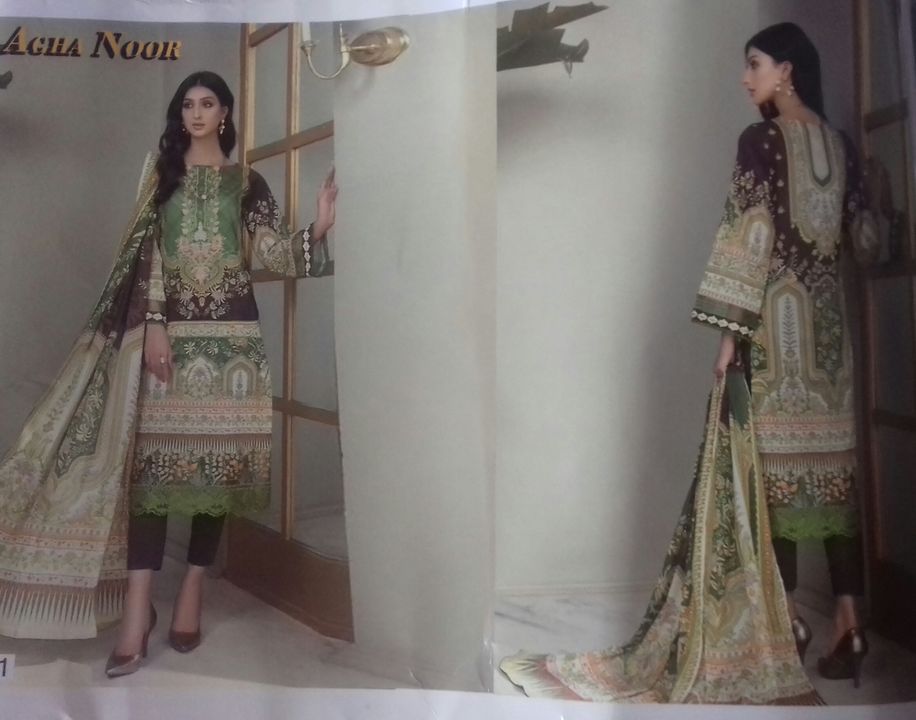 Pakistani cotton dress uploaded by business on 9/17/2021