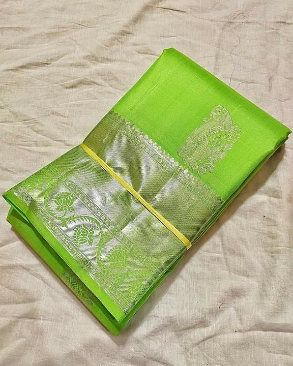 Pure woven silk sarees uploaded by business on 9/10/2020