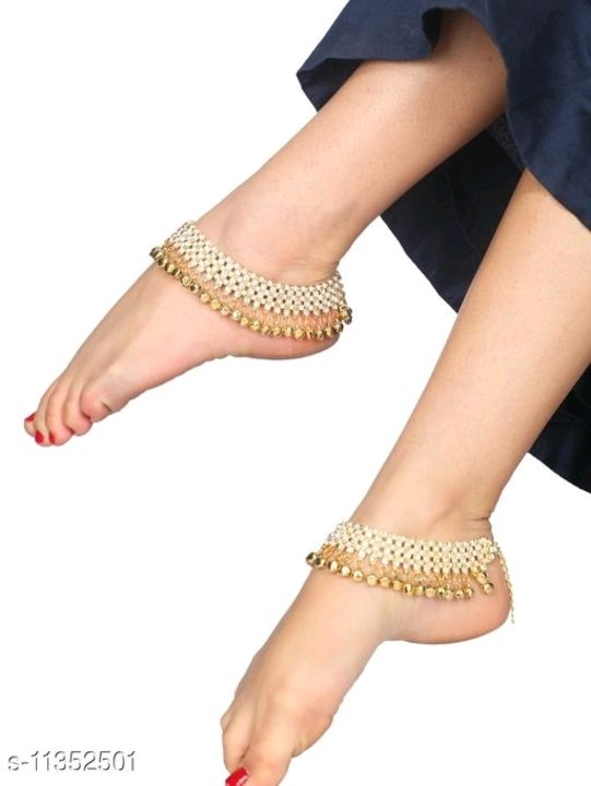 Charms diva precious Women's alloy anklet uploaded by Designer dress on 9/17/2021