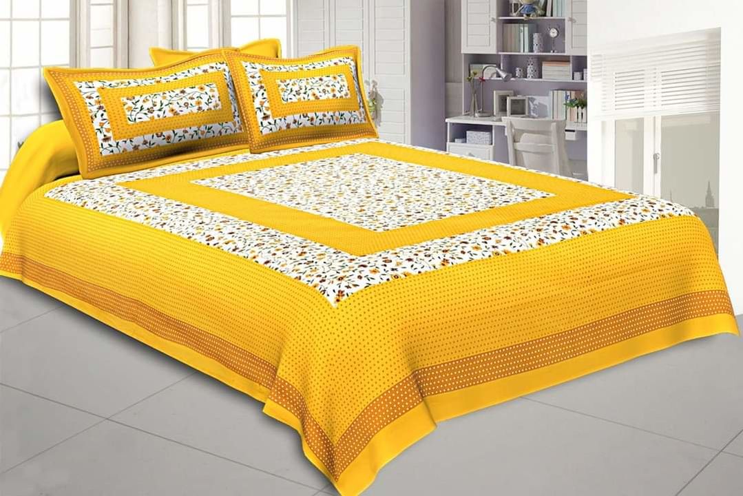 Jaipuri pure cotton bedsheet  uploaded by business on 9/17/2021