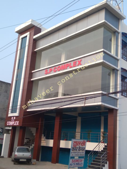 Post image Front elevation acp glass hpl work if require plz contact +917755063684,7827815592