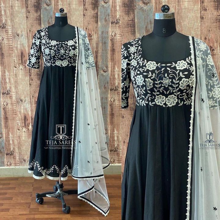 ♥️ *MH-PRESENTING NEW DESIGNER  EMBROIDERED ANARKALI GOWN* ♥️

 uploaded by Firangi_in on 9/17/2021