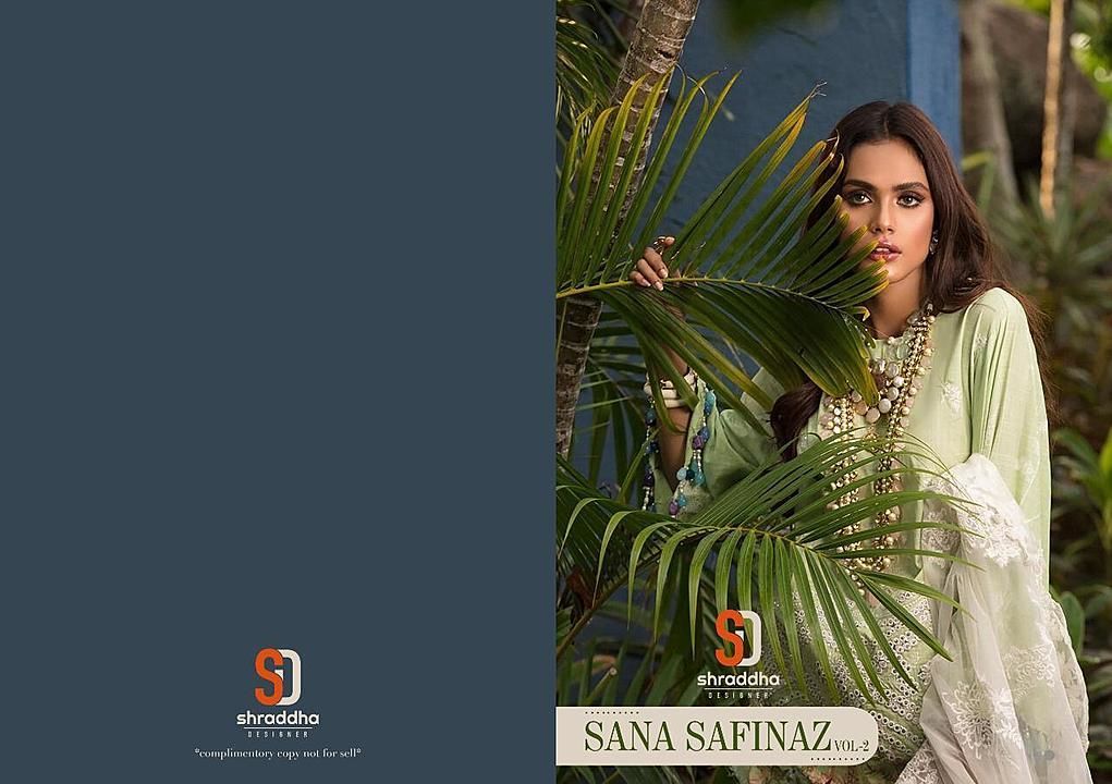 Sharaddha designer sana safina-vol-02 uploaded by Aanvi fab on 9/10/2020