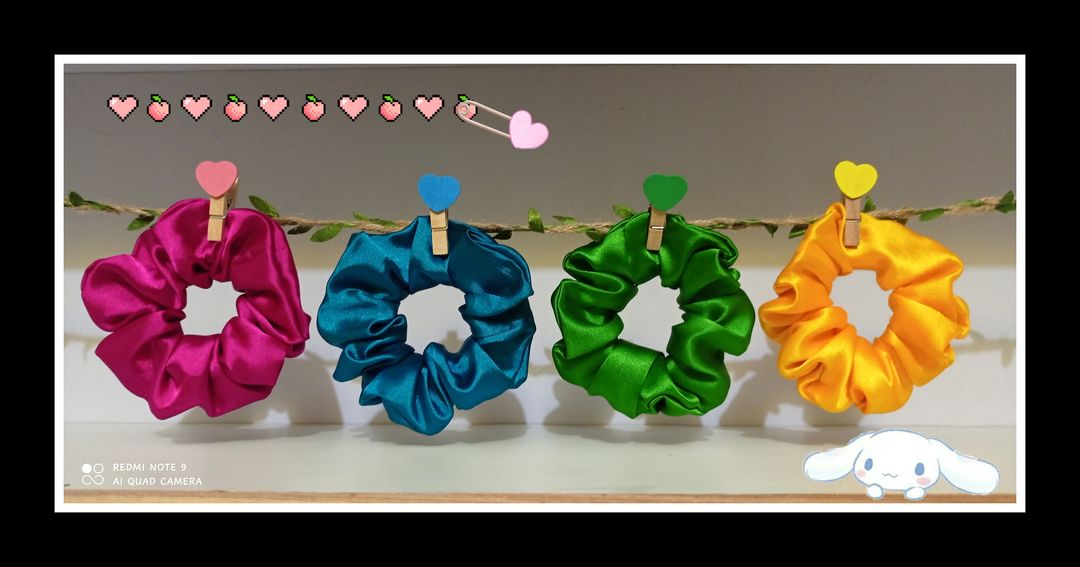 Satin Scrunchies😍 uploaded by Beautify_bows on 9/17/2021