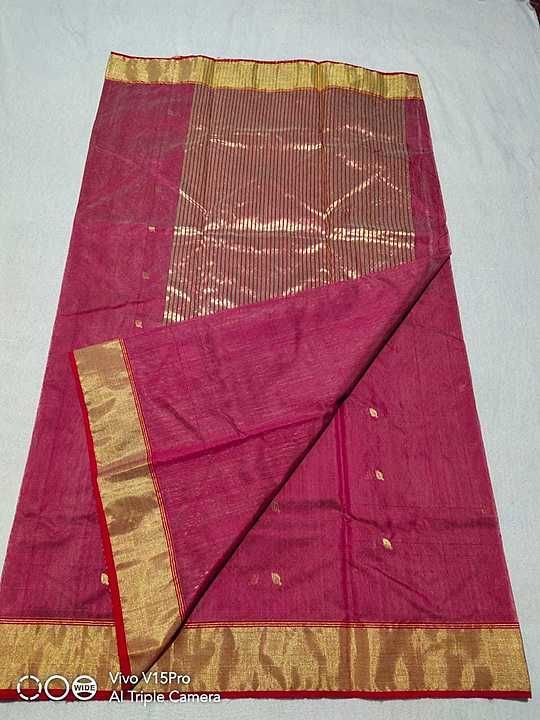 Post image Booking my WhatsApp no. 7000766695
 
Chanderi handloom Pure silk saree zaree border Designer Pallu
Saree Febric Details 
Length: 6.30 meter  ( 5.30m saree + 90 inch blouse )  Width: 45 inch
Yarn : silk 20/22D count in warp  in weft gest
Its Pure silk = 100% Silk now call WhatsApp no. 7000766695
Pure chanderi silk saree... Handloom stuff... Hand weaved by katan silk....
Direct available from weaver..
For mob. no.7000766695
whatsapp @ Chanderi fort Read less 
Email. aa6858748@email.com