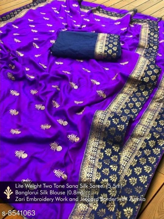 Two tone sana silk uploaded by Rose creation on 9/17/2021