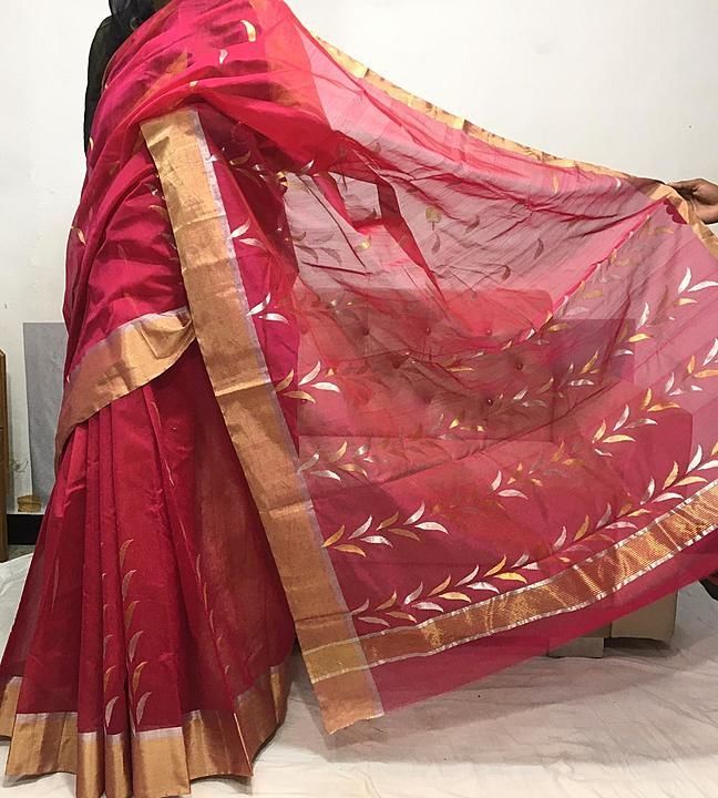 Chanderi saree uploaded by business on 9/10/2020