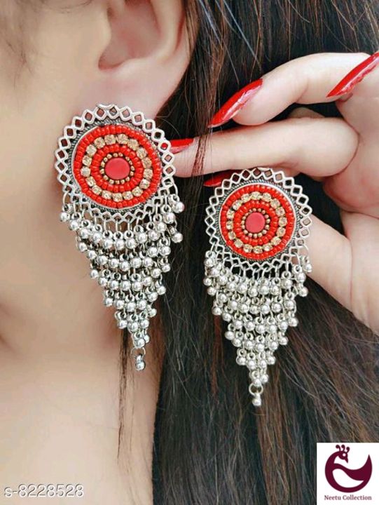 Oxidised Drop Earrings uploaded by Neetu's collection on 9/18/2021
