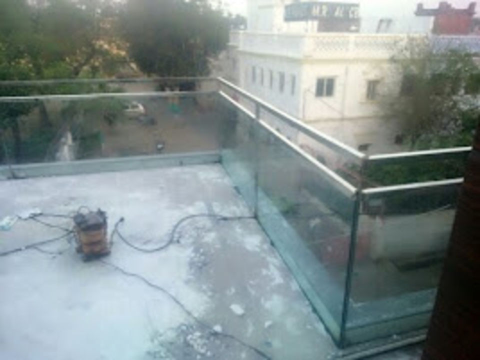 Post image Steel railing with glass if requird 1450 per running 304 grade make jindal