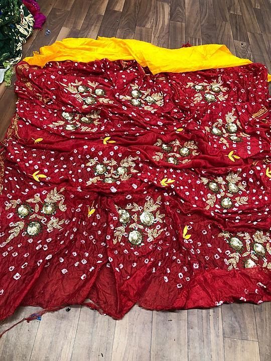 Post image *🛍️  New Design  🛍️*
*☺️Super Hit Collection☺️*

*🔱 NEWLY EXCLUSIVE COLLECTION🔱*

😍 Bandhej  tapeta Fabric Saree 🥻
😍 Specializes of Jaipur Hand  Bandhej 🥻
🥰 Hand work saree 
😍 Contrast Blouse 👚 
😍Rs 1599+shipping

Book Fast 
Hurry Up