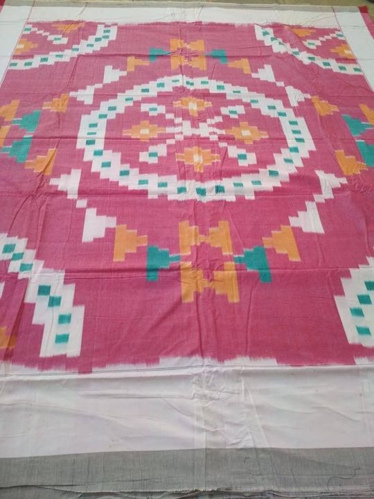 Pure handloom cotton double cot bedsheets with pillow covers uploaded by Laprahandlooms on 9/19/2021