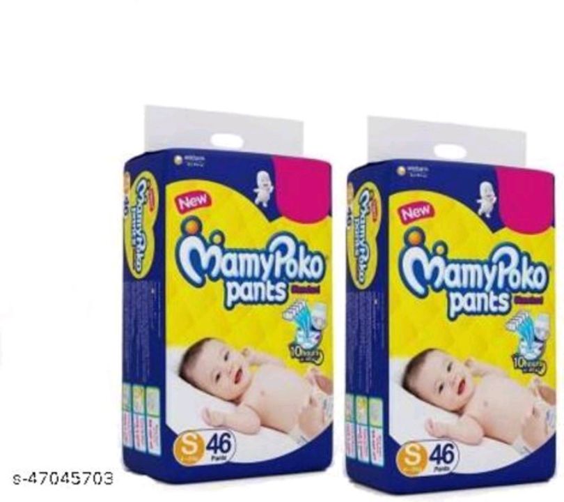 Post image Catalog Name:*Mamy Poko Pants Unique Baby Daipers*Brand: Mamy Poko PantsSize: SMultipack: 2
Dispatch: 2-3 DaysEasy Returns Available In Case Of Any Issue*Proof of Safe Delivery! Click to know on Safety Standards of Delivery Partners- https://ltl.sh/y_nZrAV3