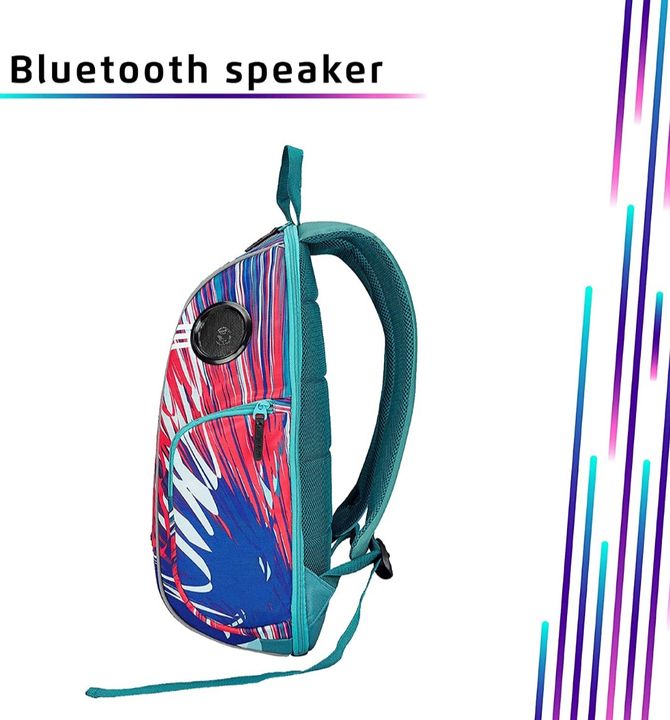 
Safari Boombox Backpack with Bluetooth Speakers, Blue uploaded by business on 9/19/2021