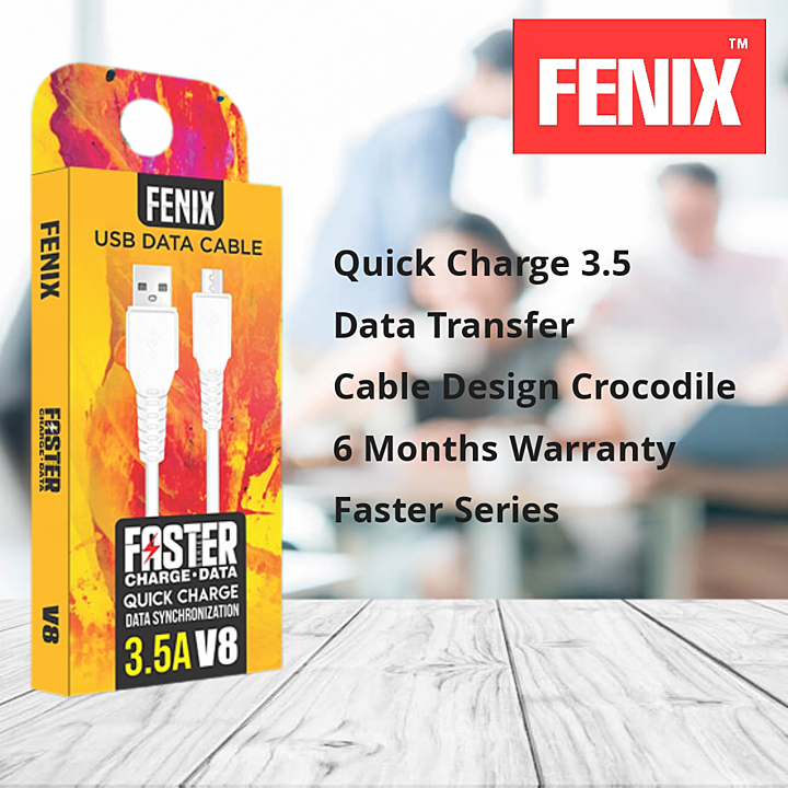 Fenix Quick Charge 3.5A USB Data Cable/Wire Design Crocodile/Faster Series uploaded by business on 9/10/2020