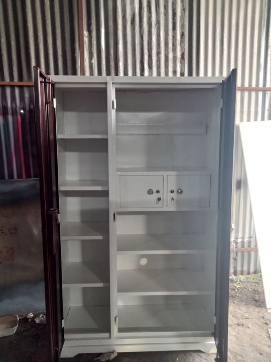 Double locker Powder coated almirah uploaded by V.I.P. steel and wood furniture on 9/19/2021