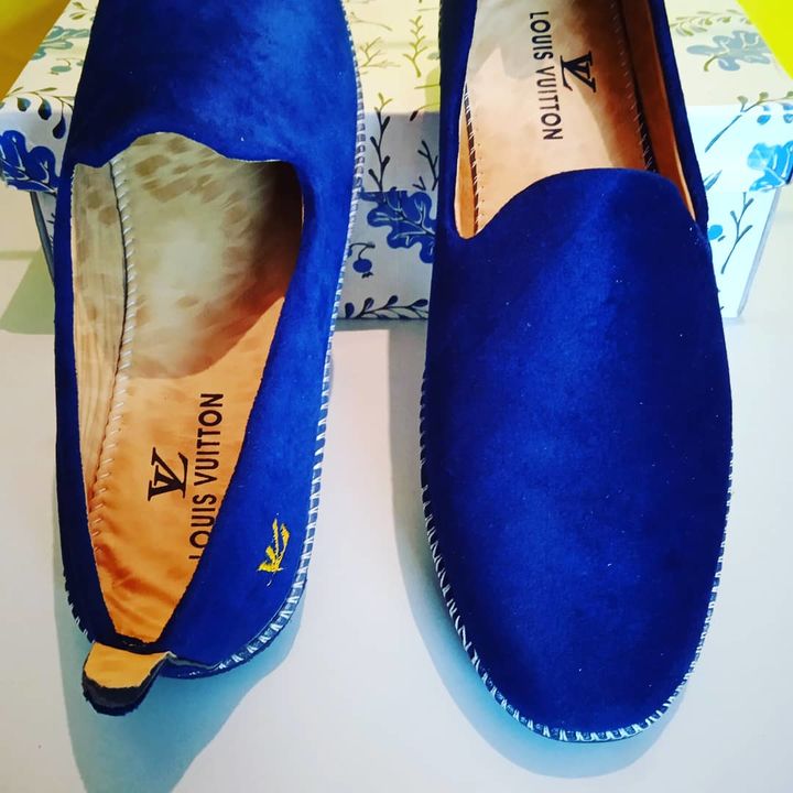 Blue loafers uploaded by Fashion Gravity on 9/19/2021