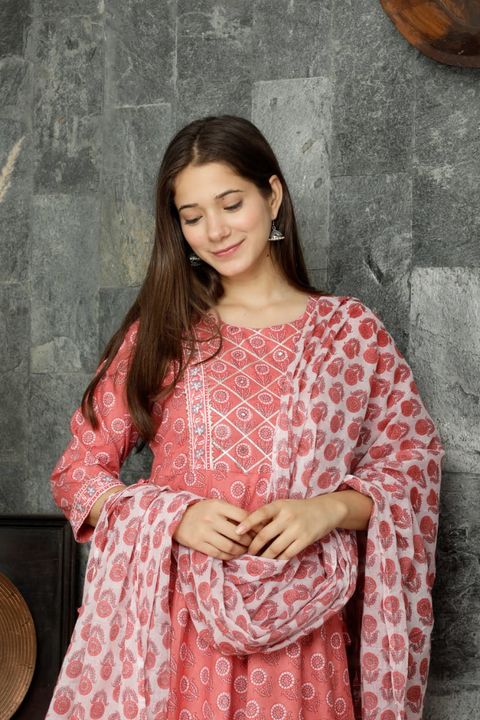 Beautiful printed cotton kurti  uploaded by business on 9/19/2021