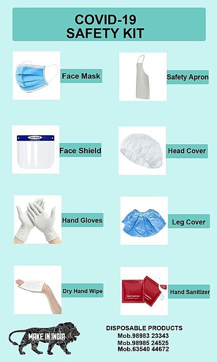 Safety kit uploaded by R.k safety disposable products on 9/10/2020