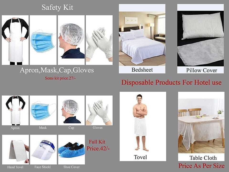 Disposable products for restaurant and hotel use uploaded by business on 9/10/2020