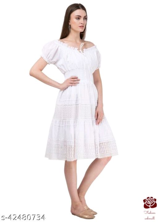 Post image SAAKAA Women's Cotton Off White Solid DressFabric: CottonPattern: SolidMultipack: 1Sizes:S, XL, XS, L, M, XXLSAAKAA Presents all new women dress. It has made from comfortable fabric and it has different to all other dress because It has design so good you can wear it on Formal and Casual Occation. This is the speciality of our brand.Country of Origin: India