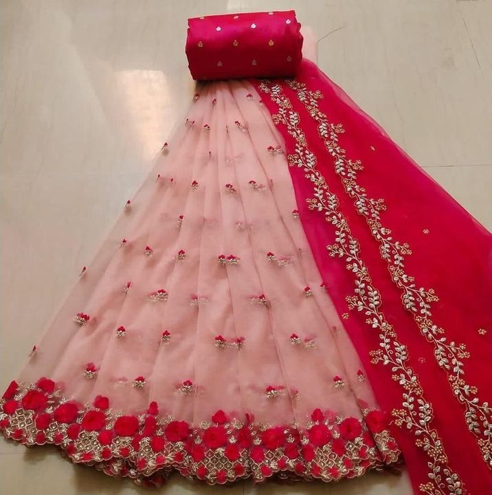 Embroidery work lehenga  uploaded by business on 9/20/2021