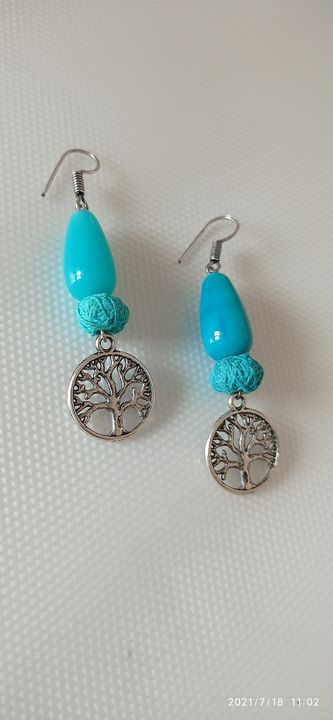 Turquoise earrings uploaded by business on 9/20/2021