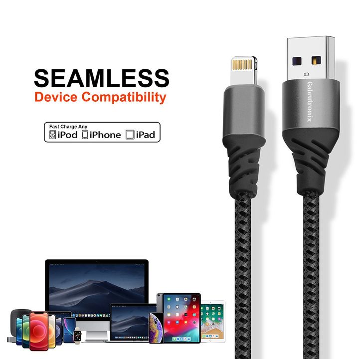 Gabrutronix Lightning Cable. USB A to Lightning Cord for iOS. 2.4A Charging Cord for Apple uploaded by business on 9/20/2021