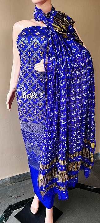 👆🏻👆🏻👆🏻👆🏻👆🏻👆🏻👆🏻👆🏻👆🏻👆🏻
*Original Banarasi Bandhej Ghatchola Suits  uploaded by KTM z Parmar Online Boutique on 9/11/2020