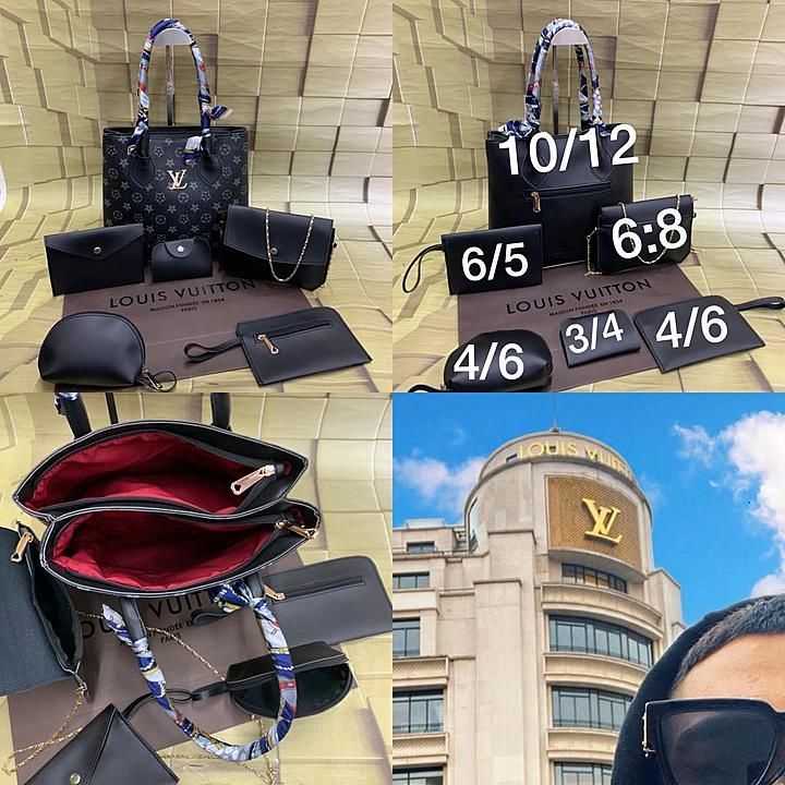 Louis Vuitton Scarf🧣 
handbag😍
6 piece combooo💝
Best quality ever❤️
Sling pouch  uploaded by Yappi Hub shopping on 9/11/2020
