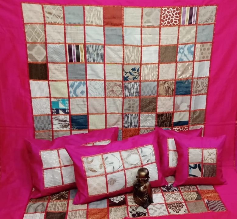 Banarasi Silk double bed bedsheet uploaded by SIMMI INTERNATIONAL on 9/20/2021