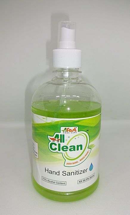 500ML ALL CLEAN 75% ISOPROPYL ALCOHOL BASE HAND SANITIZER (LIME) uploaded by business on 9/11/2020