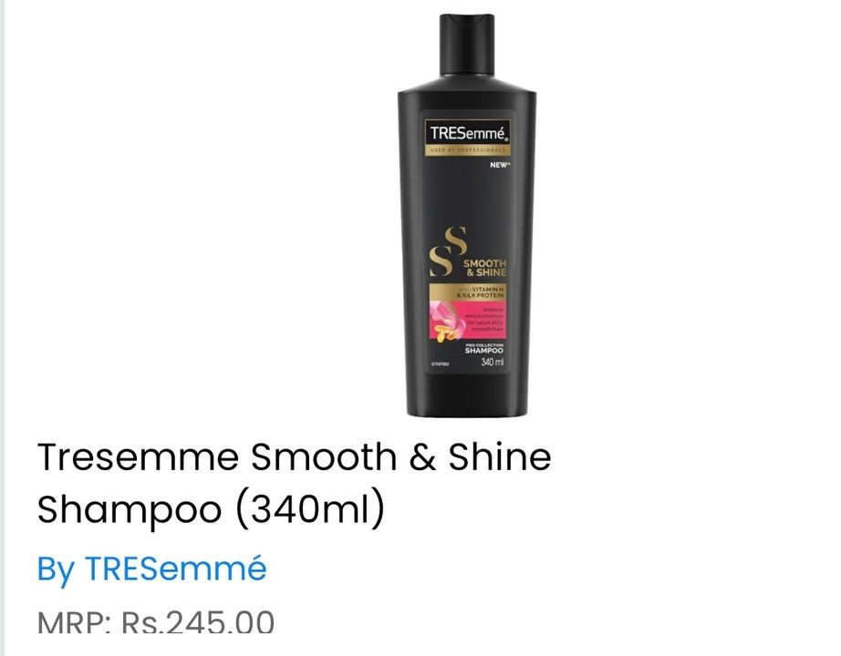 Treseme shampoo uploaded by business on 9/20/2021