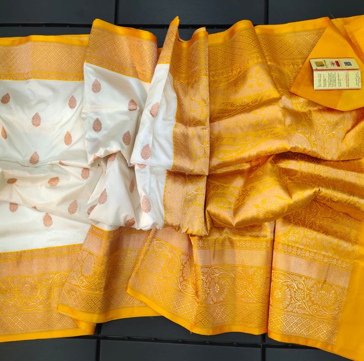 Katan silk sarees  uploaded by M.L silk group on 9/20/2021