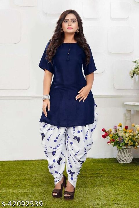 Rayon fabric kurta and bottom wear set uploaded by Yash Raj fashion on 9/20/2021
