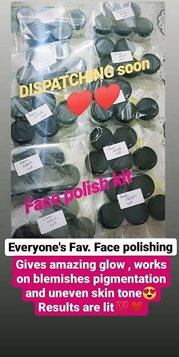 Face polish facial kit uploaded by business on 9/11/2020