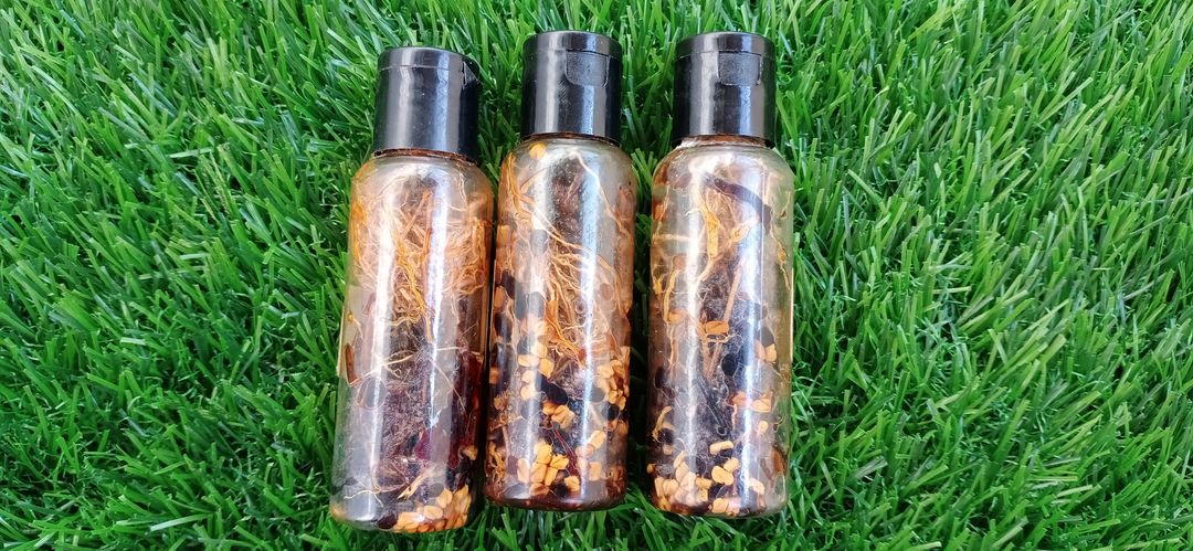 Herbal cooling protein hair oil materials   uploaded by business on 9/21/2021