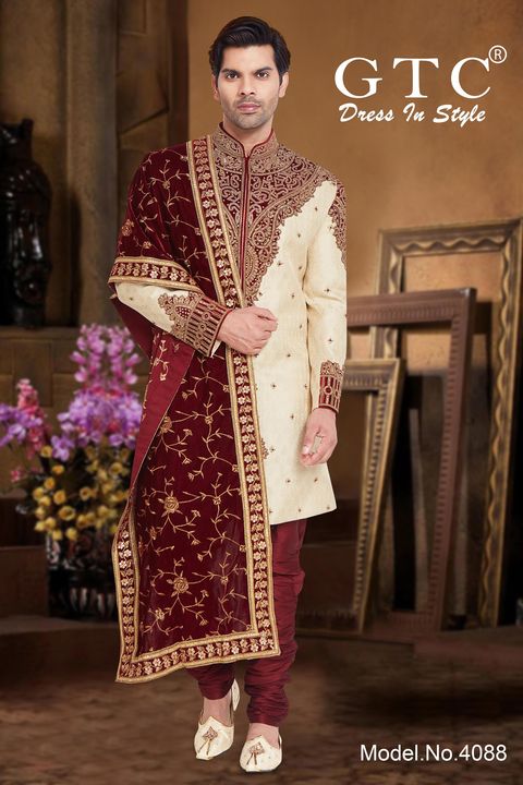 Cultural GTC - Exclusive Wedding Sherwani  uploaded by AMBE COLLECTIONS  on 9/21/2021