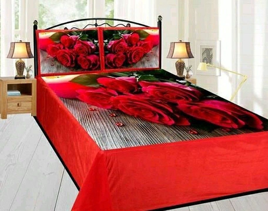 Comfy Velvet Printed Double Bed Sheet uploaded by business on 9/11/2020