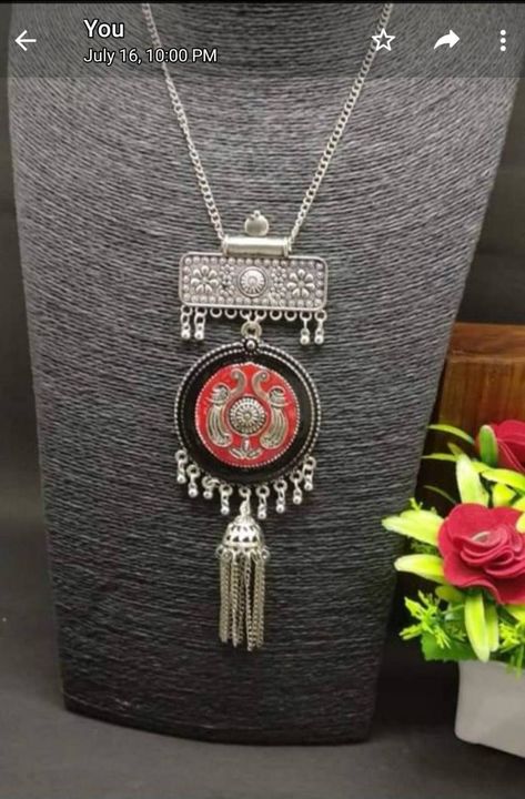 Oxodised necklace uploaded by Saroj Enterprise on 9/21/2021