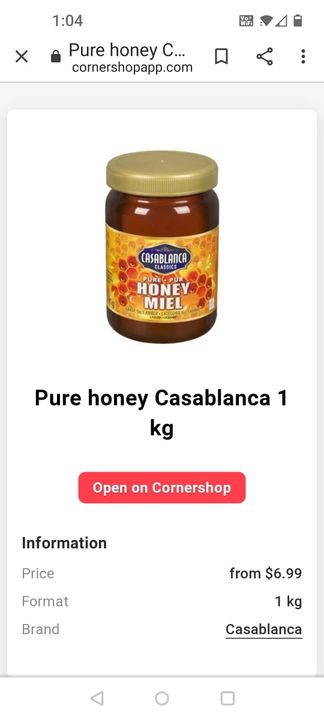 Casablanca Honey uploaded by business on 9/21/2021