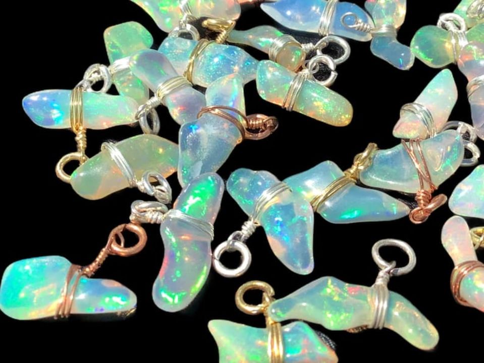 Natural Ethiopian Opal Polish Rough pendant silver 925 uploaded by business on 9/22/2021