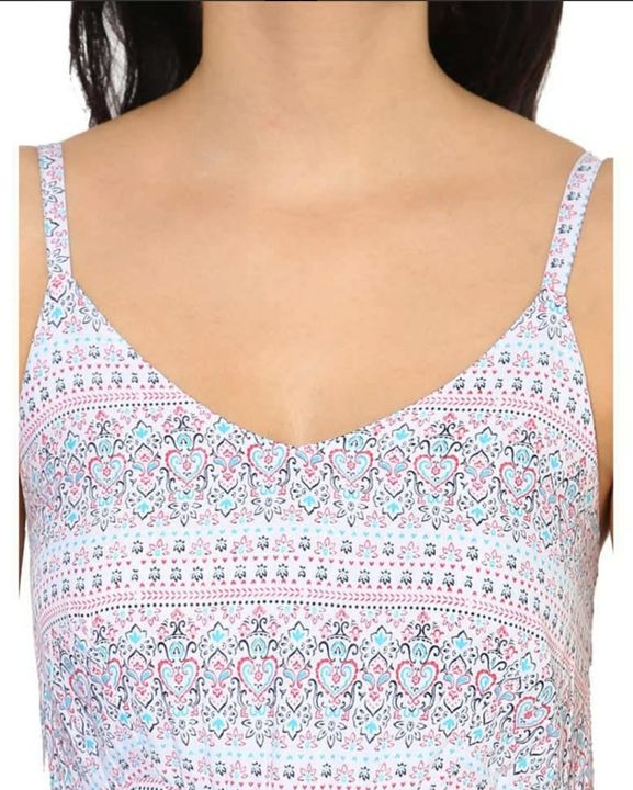 Heather Hues Women’s Georgette Printed Backless Western Dress (White) uploaded by Soha's on 9/22/2021