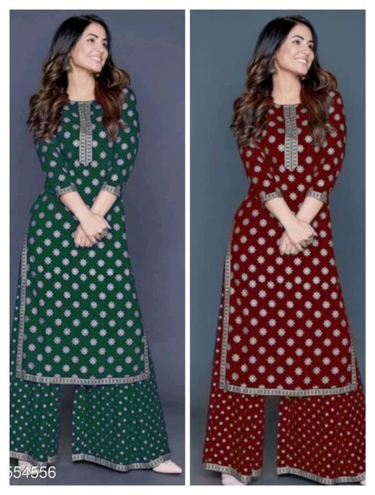 Post image Kurti plzzo Size 38/40/42/44/46Reseller most welcome9314007554