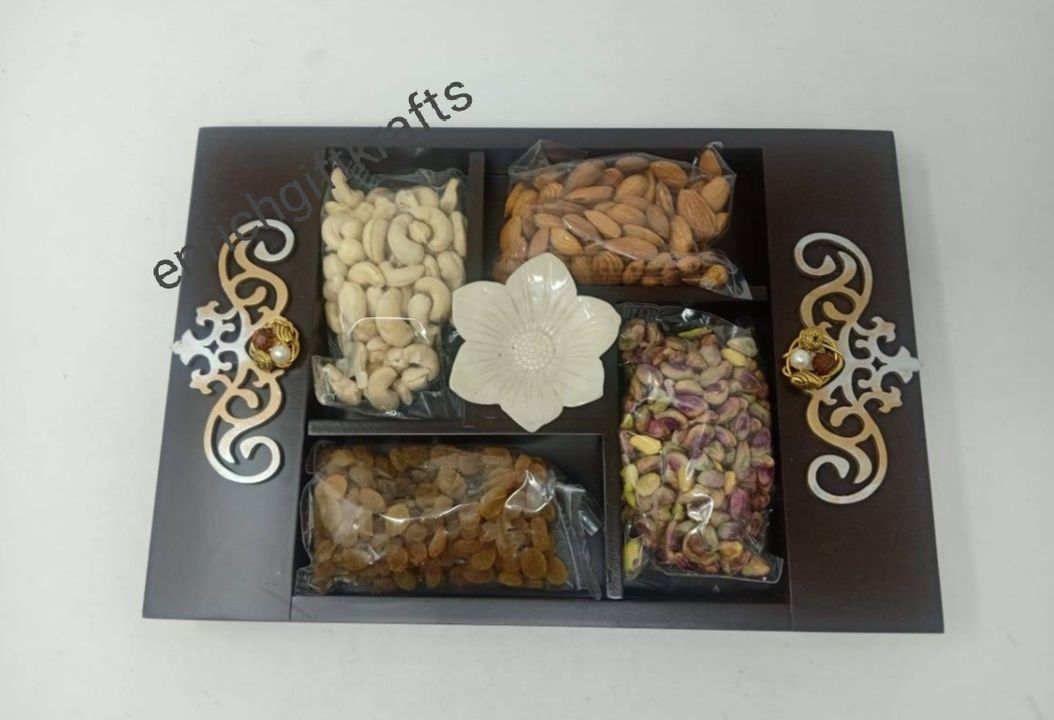 4 slot dryfruits tray uploaded by business on 9/22/2021