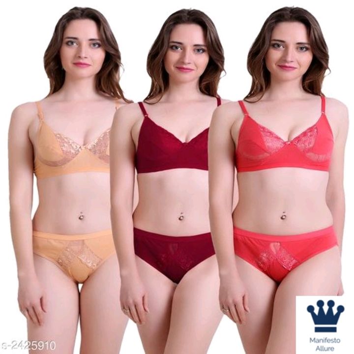 Women Bra and Panty Set uploaded by Mahmood Parker on 9/22/2021